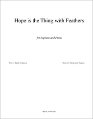 Hope is the Thing with Feathers Vocal Solo & Collections sheet music cover Thumbnail